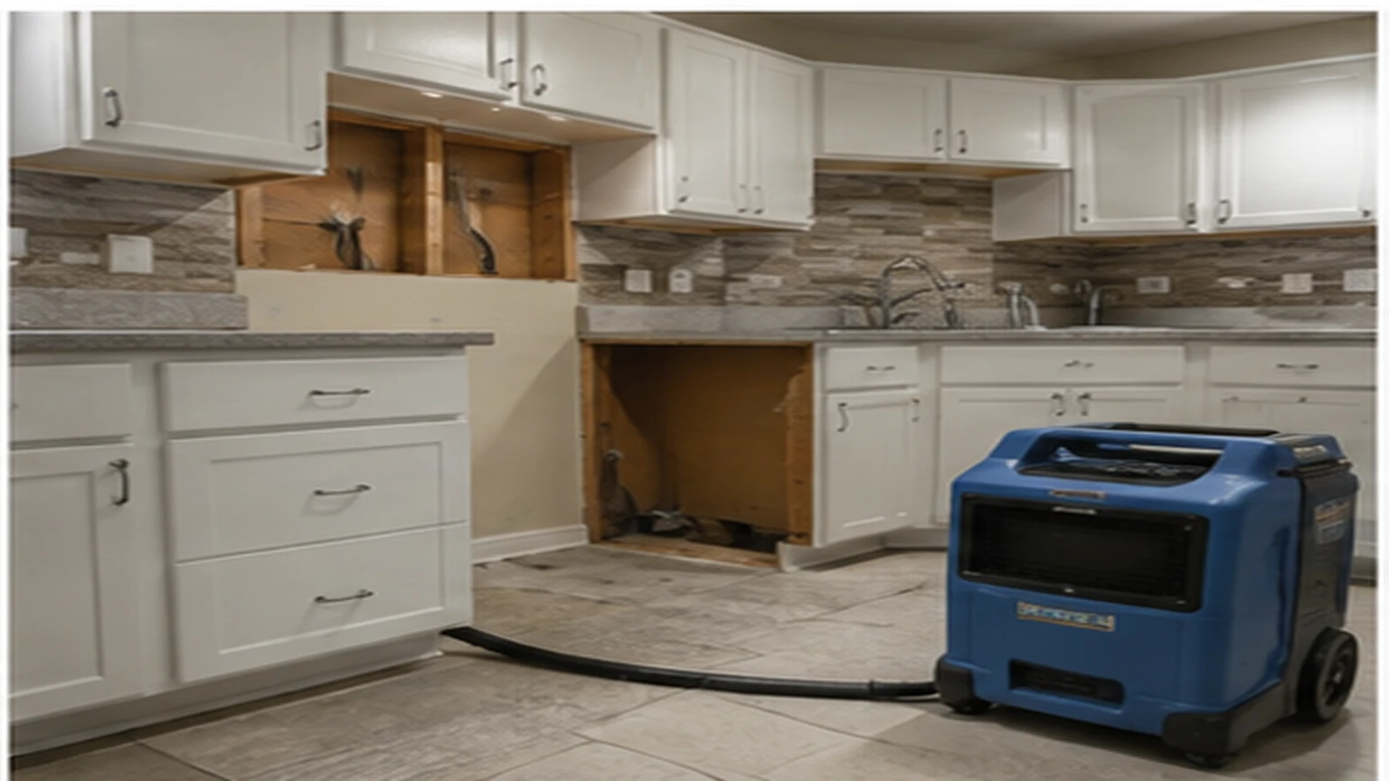 Grand Prairie mold remediation planning with containment materials, moisture inspection tools, and drying equipment